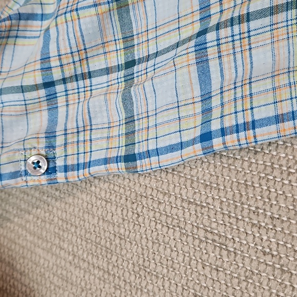 Marmot Women's Plaid Long Sleeve Button Up Shirt Size M Roll Tab Sleeves - Picture 10 of 13